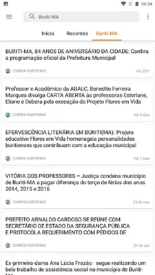 Correio Buritiense android App screenshot 1